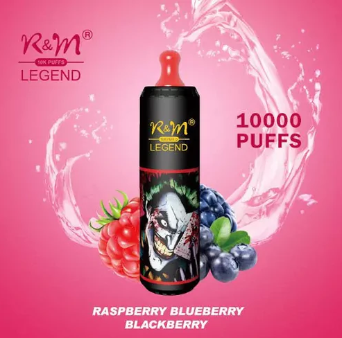 RandM Legends 10 000 Затяжек - Малина с черникой и ежевикой