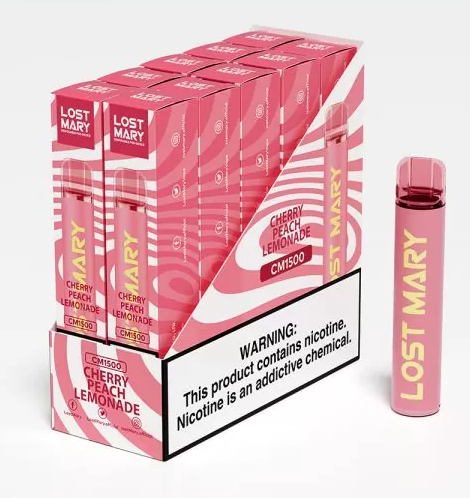 Одноразовий POD Lost Mary CM1500 Cherry Peach Lemonade
