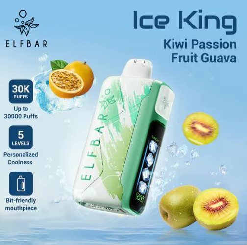 Одноразка Elf Bar Ice King 30 000 Затяжек Киви Гуава