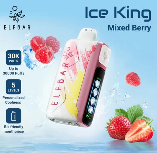 Одноразка Elf Bar Ice King 30 000 Затяжек Микс Ягод