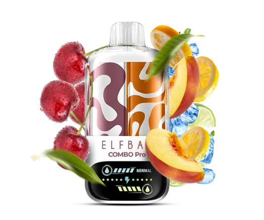 Elf Bar Combo Pro 30000 Вишня и Персиковый лимонад