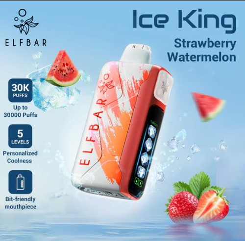 Одноразка Elf Bar Ice King 30 000 Затяжек Клубника Арбуз