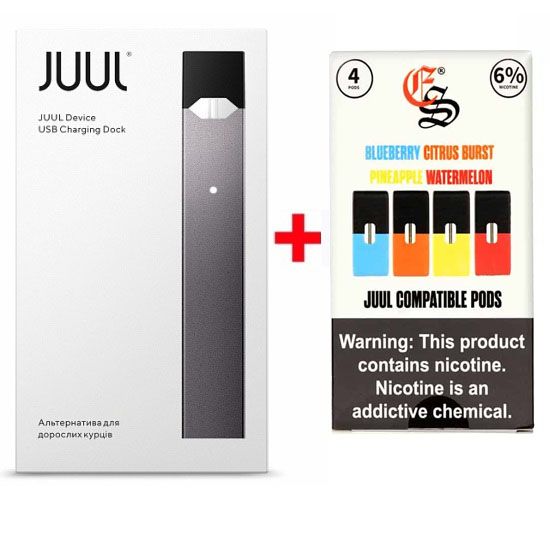 JUUL Basic+ Eonsmoke pods 4 шт ( на выбор)