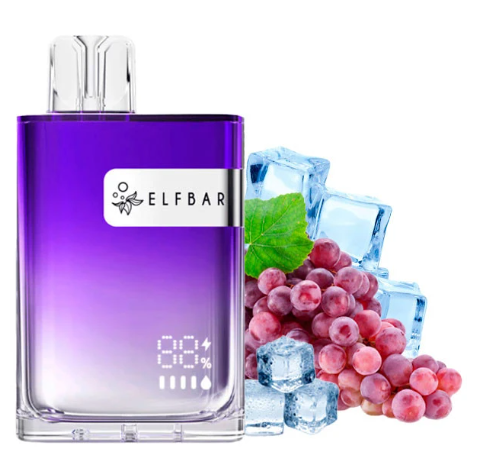Одноразка Elf Bar CR Виноград Лед 8000 затяжек