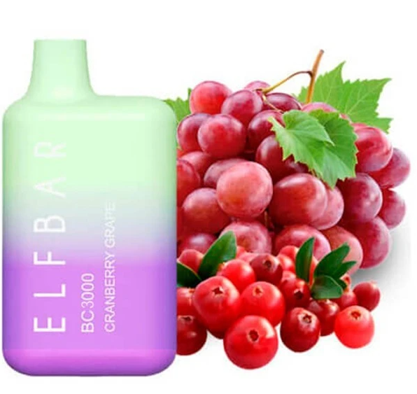 Одноразка Elf Bar Cranberry Grape (Клюква Виноград) BC 3000