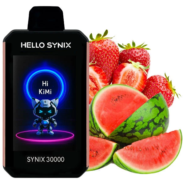 Одноразка Hello Synix Клубничный Арбуз 30 000 Затяжек