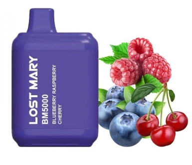 Одноразка Lost Mary Blueberry Raspberry Cherry (Черника Малина Вишня) BM5000