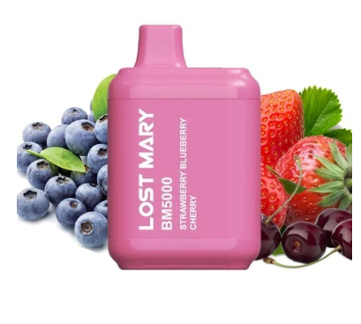 Одноразка Lost Mary Strawberry Blueberry Cherry (Клубника Черника Вишня) BM5000
