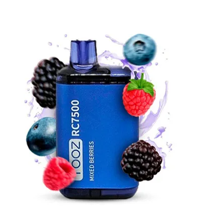 Одноразки Yooz 7500 Затяжек Персик Черника Малина Ежевика