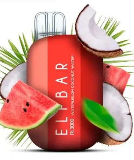 Одноразовая электронная сигарета Elf Bar Ri 3000 Затяжек Арбуз Кокос
