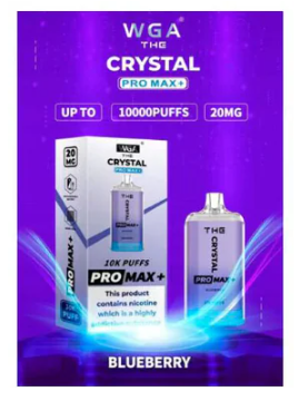 Одноразовая электронная сигарета Сrystal pro max Черника 10000 затяжек