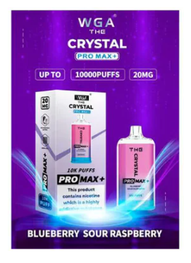 Одноразовая электронная сигарета Сrystal pro max Черника Малина 10000 затяжек