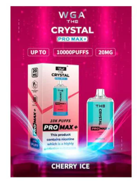 Одноразовая электронная сигарета Сrystal pro max Вишня Лед 10000 затяжек